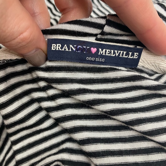 Brandy Melville Striped Pullover Hoodie - Picture 7 of 7
